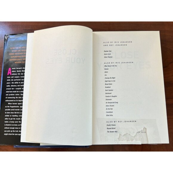 Iris & Roy Johansen Kendra Michaels Series Lot Of 2 Hardcover 1st Edition Books - Picture 10 of 13